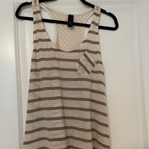 Boho striped tank